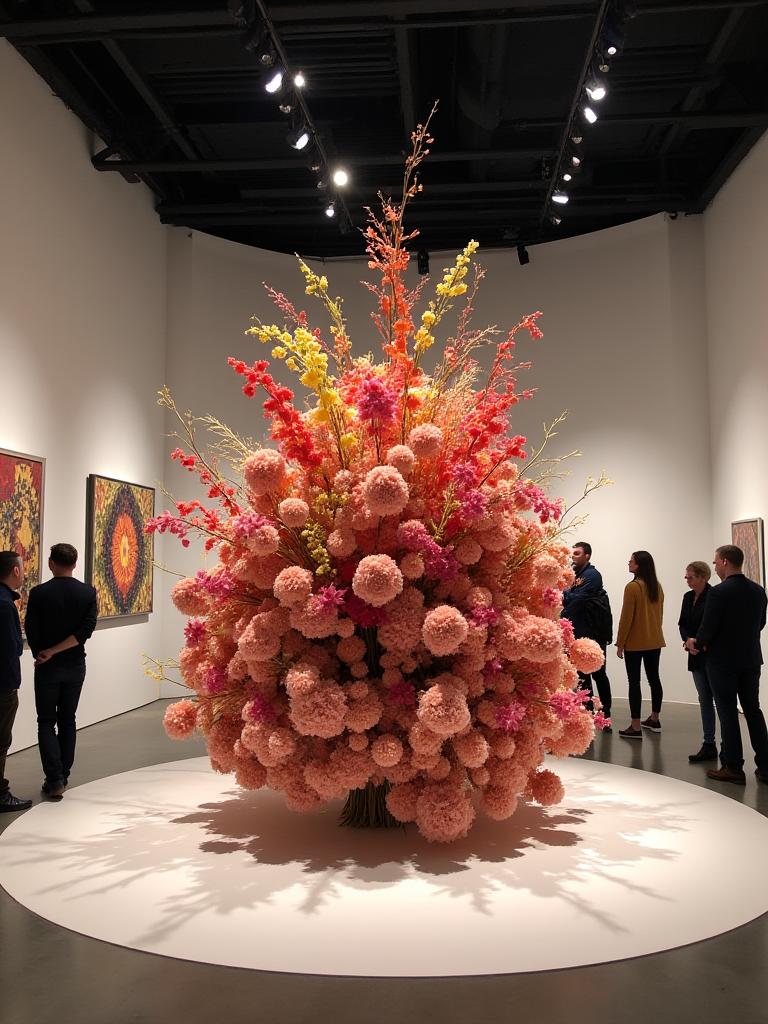 Art gallery floral exhibition portfolio